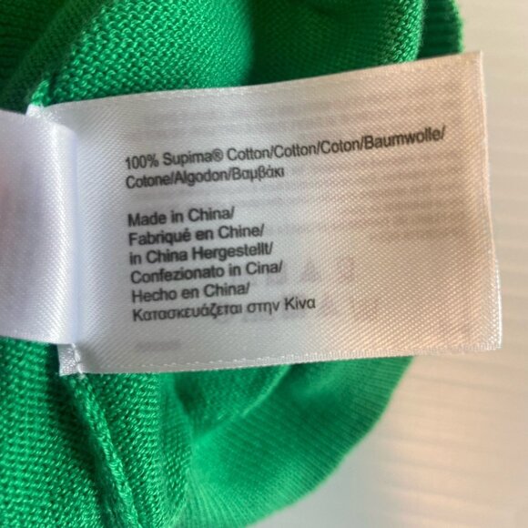 Brooks Brothers V Neck Supima Cotton Green Sweater Vest Size M Preppy Academia - Picture 8 of 8